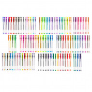 Set 140 piese, Pixuri cu gel multicolor cu sclipici (glitter) - Img 4