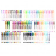 Set 140 piese, Pixuri cu gel multicolor cu sclipici (glitter) - Img 4