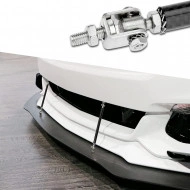 Set 2 Tije din Aluminiu reglabile pentru Consolidare Spoiler, lungime 15cm, IMITATIE CARBON - Img 7