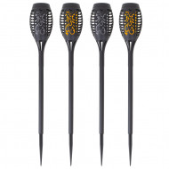 Set 4 lampi solare de gradina tip "Torta" cu 12 LED-uri - Img 6
