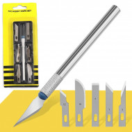 Set 6 buc. cutter + diverse lame de schimb pentru folie autocolant, AVX-AG607A - Img 1