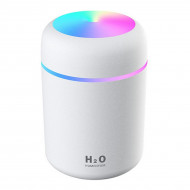 Umidificator - Difuzor Aromaterapie cu ultrasunete pentru casa sau masina, iluminare LED, carcasa culoare alba, AVX-AG354F - Img 3