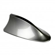 Antena auto activa AM - FM tip "SHARK TAIL" culoare GRI ARGINTIU - Img 2