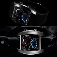 Ceas barbatesc LED, model Formula 1 - Img 5