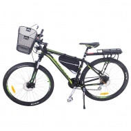 Cos metalic pentru bicicleta cu maner, demontabil, conceput pentru a fi montat in partea din fata - Img 6