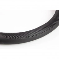 Husa volan negru + carbon SWC-17-M (37-39cm) - Img 2