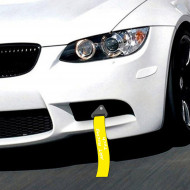 Ornament Racing de tip Curea/Sufa pentru carlig de remorcare, culoare Galben - Img 1