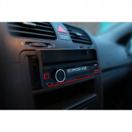 Player Auto RGB, 4 x 50W, model XBASS 7011X, cu Suport Telefon, Telecomanda pe volan, Bluetooth, Radio, MP3, AUX, Card - Img 4
