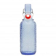 Set 12 sticle culoare Albastru Transparent, volum 0,5l, cu inchidere cu clema metalica, dop cu garnitura, reutilizabile dupa spalare, import Germania - Img 6
