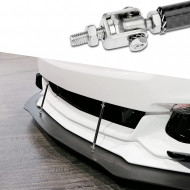 Set 2 Tije din Aluminiu reglabile pentru Consolidare Spoiler, lungime 10cm, IMITATIE CARBON - Img 7
