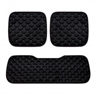 Set 3 huse pentru sezut scaune auto, culoare neagra - Img 1