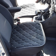 Set 3 huse pentru sezut scaune auto, culoare neagra - Img 2