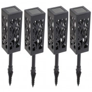 Set 4 lampi solare de gradina cu picior tip "Lampion" cu LED - Img 5