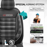 Set huse scaun auto PREMIUM, Universale, fractionate, OTOM GTI SPORT 807 - Img 5