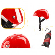 Set Protectie pentru copii, 7 piese, model SKATEBOARD, culoarea Rosie - Img 2