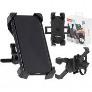 Suport Telefon cu 4 brate, montaj pe Motocicleta sau Bicicleta, culoare Neagra - Img 1