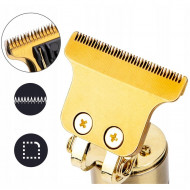 Trimmer Profesional de tuns barba sau parul, lama din titan + ceramica, cu acumulator, accesorii incluse, model Woodman T9 - Img 2