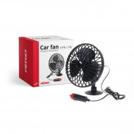 Ventilator auto cu ventuza, 12V, alimentare la bricheta masinii - Img 1