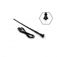 Antena radio auto universala 34cm cu adaptor 5mm ANT02 - Img 2
