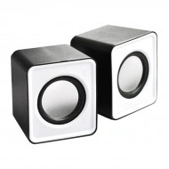 Boxe Stereo 2.0 cu conectare USB & Jack, putere 2 x 3W, culoare alba - Img 3