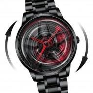 Ceas Sport pentru pasionatii auto, moto, ATV, SSV, model "GT-BORBET 1471", culoare rosu + negru - Img 3