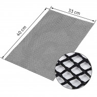 Covoras antiaderent din teflon pentru gatitul pe gratar, reutilizabil, lavabil, 40 x 33 cm - Img 3