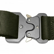 Curea Tactica pentru pantaloni, culoare Camuflaj cu catarama Neagra - Img 4