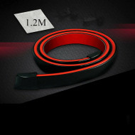 Eleron auto cu lampa stop frana suplimentara pentru autoturisme, 12V, 120cm, Negru - Img 1