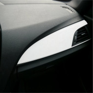 Folie Auto Colantare Trimuri, Model Piele Alba, 100 x 45cm - Img 1