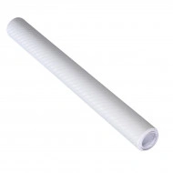 Folie colantare auto Carbon 3D - Alb (3m x 1,27m) - Img 2