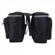 Geanta de transport negra pentru bicicleta cu 4 compartimente AVX-RW1 - Img 3