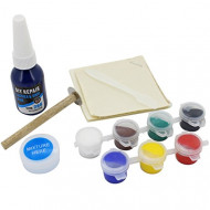 Kit reparatie piele naturala sau sintetica pentru tapiterii, Visbella - Img 2