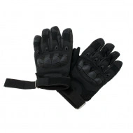 Manusi Tactice cu elemente de protectie, marime L, cu destinatie Moto, ATV, SSV, QUAD, culoare Neagra - Img 6