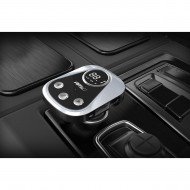 Modulator FM Bluetooth, USB 2.4A, AUX IN cu aplicatie pentru localizare vehicul - Img 2