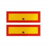 Placute reflectorizante pentru camioane 10x30 cm