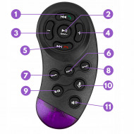 Player Auto RGB, 4 x 50W, model XBASS 7011X, cu Suport Telefon, Telecomanda pe volan, Bluetooth, Radio, MP3, AUX, Card - Img 5