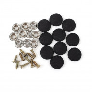 Set 12 clipsuri pentru reparatii tapiterie plafon auto, culoare Negru - Img 2