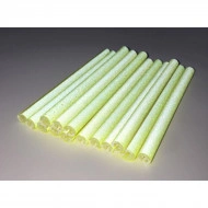 Set 12 ornamente din material reflectorizant pentru spite bicicleta, culoare galben - Img 2