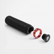 Set 2 manere ghidon bicicleta, material burete + plastic, cu inele din aluminiu - Img 3