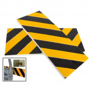 Set 2 placi de protectie coliziune portiera auto pentru garaje sau parcari, 50 x 20 cm - Img 1