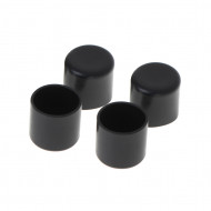 Set 4 buc. protectii anti-zgarieturi picioare scaun, diametru 22mm, culoare neagra - Img 4