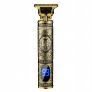 Trimmer Profesional de tuns barba sau parul, lama din titan + ceramica, cu acumulator, accesorii incluse, model Woodman T9 - Img 3