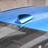 Antena auto activa AM - FM tip "SHARK TAIL" culoare ALBASTRU - Img 1