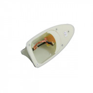 Antena auto activa AM - FM tip "SHARK TAIL" culoare GRI ARGINTIU - Img 3