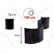 Banda impermeabila pentru reparatii tevi piscina sau instalatii sanitare, dimensiune 150 x 10 cm, culoare neagra - Img 4