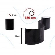 Banda impermeabila pentru reparatii tevi piscina sau instalatii sanitare, dimensiune 150 x 10 cm, culoare neagra - Img 4