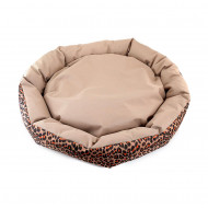 Culcus din material impermeabil pentru caine/pisica, model Animal Print, 77 cm - Img 1