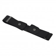 Curea pentru pantaloni, neagra, elastica, fara catarama, 60-100cm - Img 3