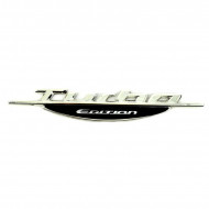 Emblema auto TURBO EDITION (reliefata 3D) - cu banda adeziva - Img 1