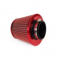 Filtru de aer conic rosu cu 3 adaptoare - Img 2